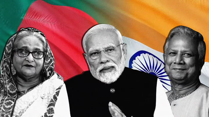 Bangladesh, Sheikh Hassina, Yunus, India, Modi