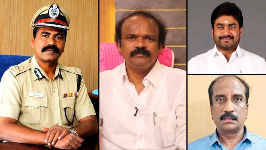 adgp jayaram-jagan moorthy-milagaipodi venkatesan-sp sanmuganathan son raja
