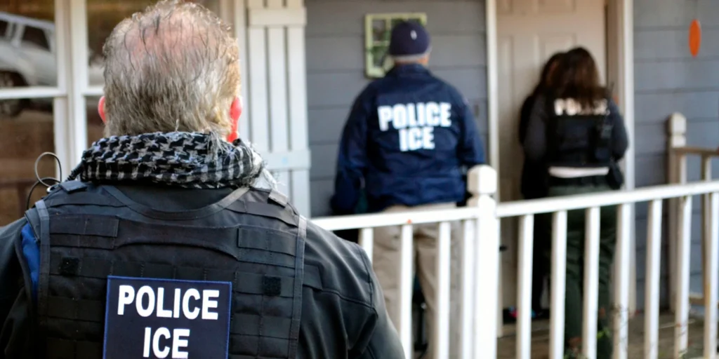 Immigration and Customs Enforcement raid