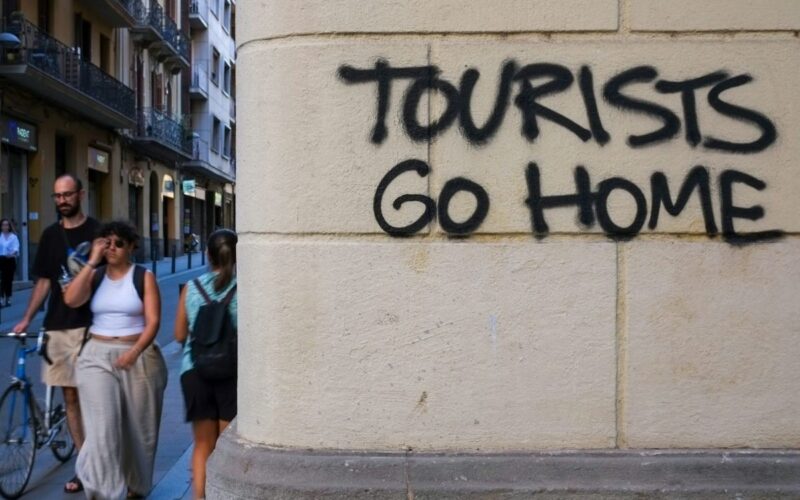 Protests against overtourism tourists go home