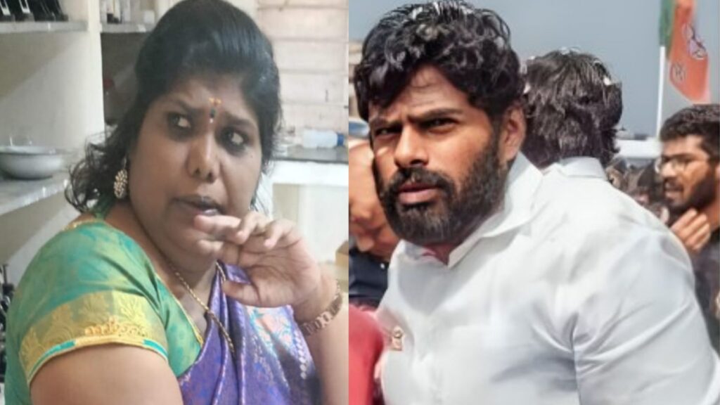 bjp annamalai nikkitha