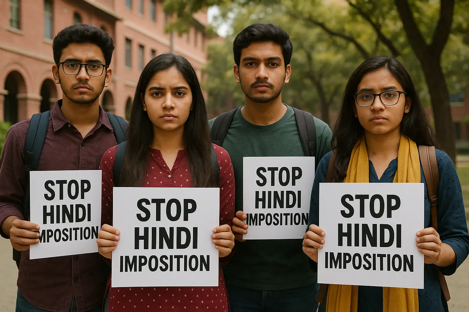hindi imposition_tamil nadu_maharashtra