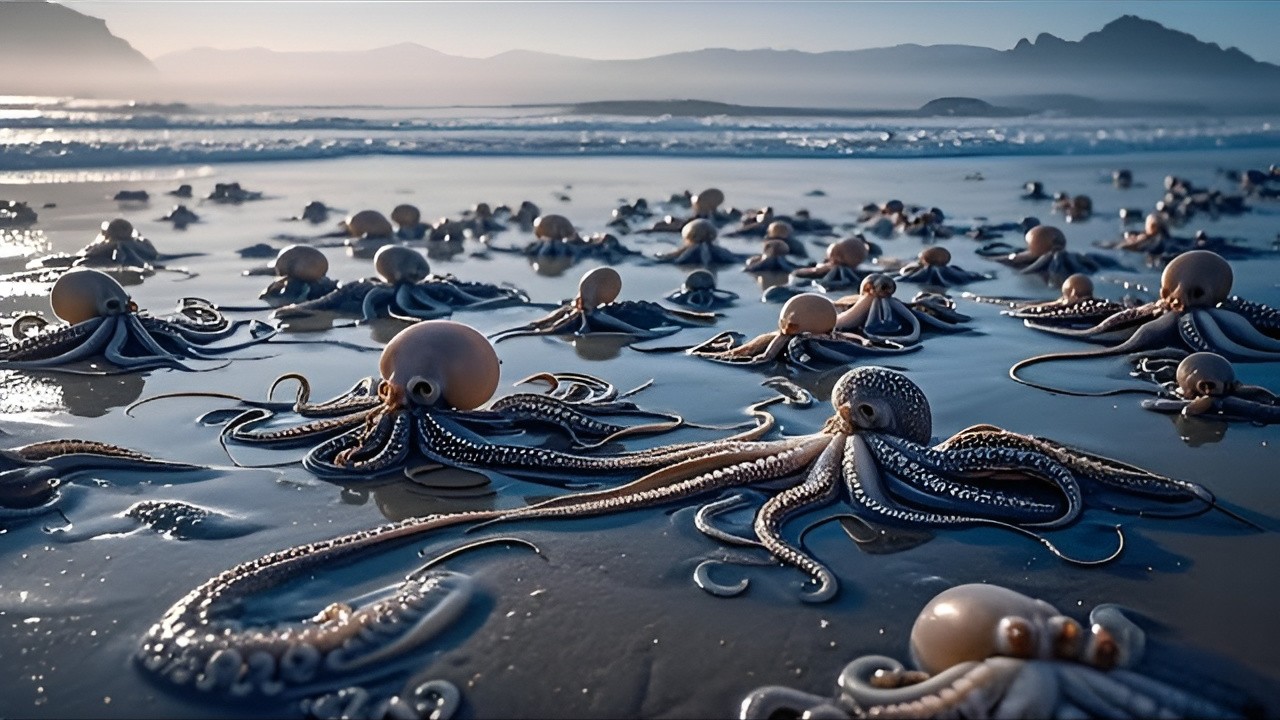 இங்கிலாந்து கடற்பரப்பில் ஆக்டோபஸ்களின் எண்ணிக்கை 13 மடங்கு அதிகரிப்பு… புவி வெப்பமடைதல் காரணமா?