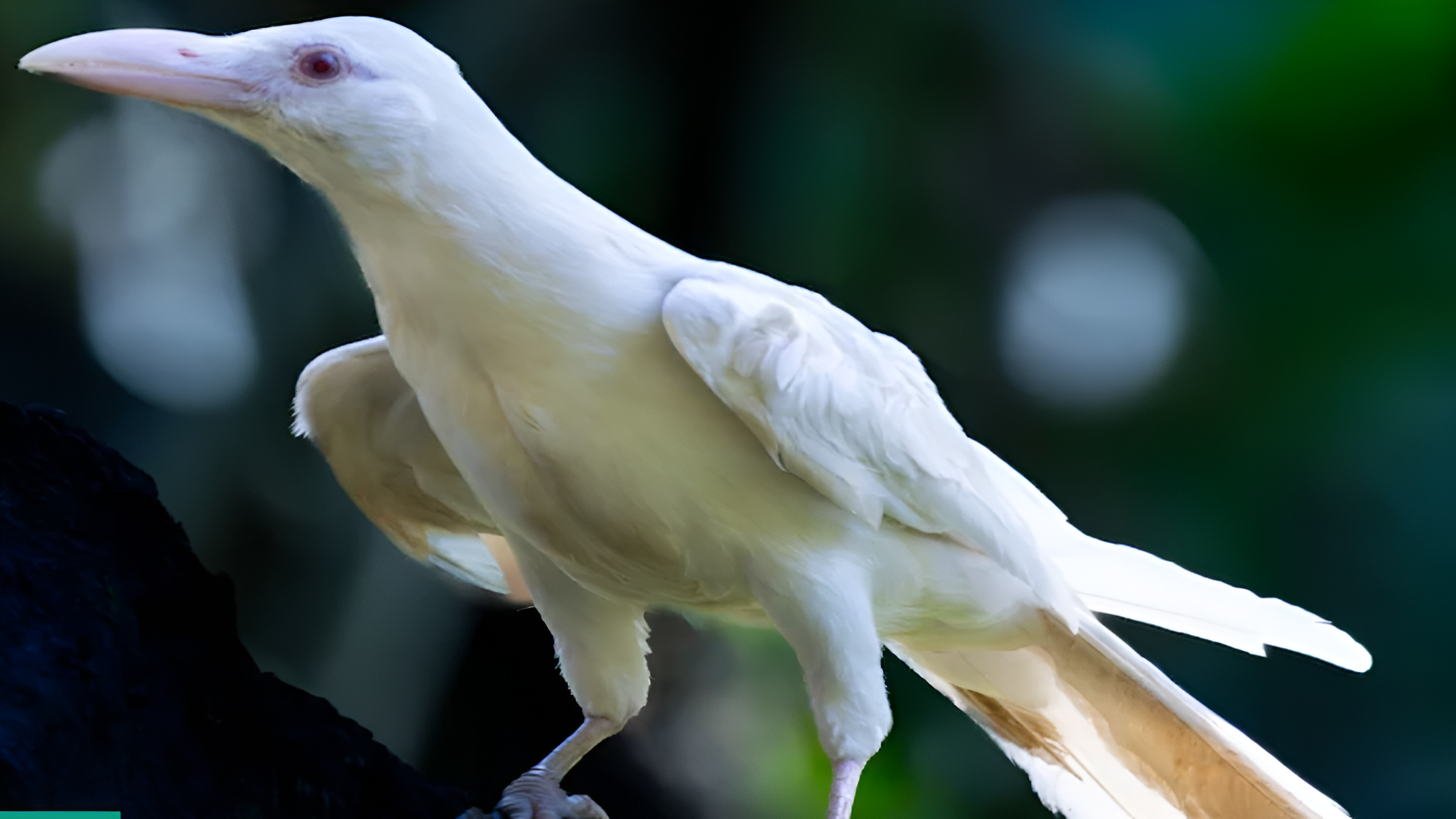 Albino White Crow