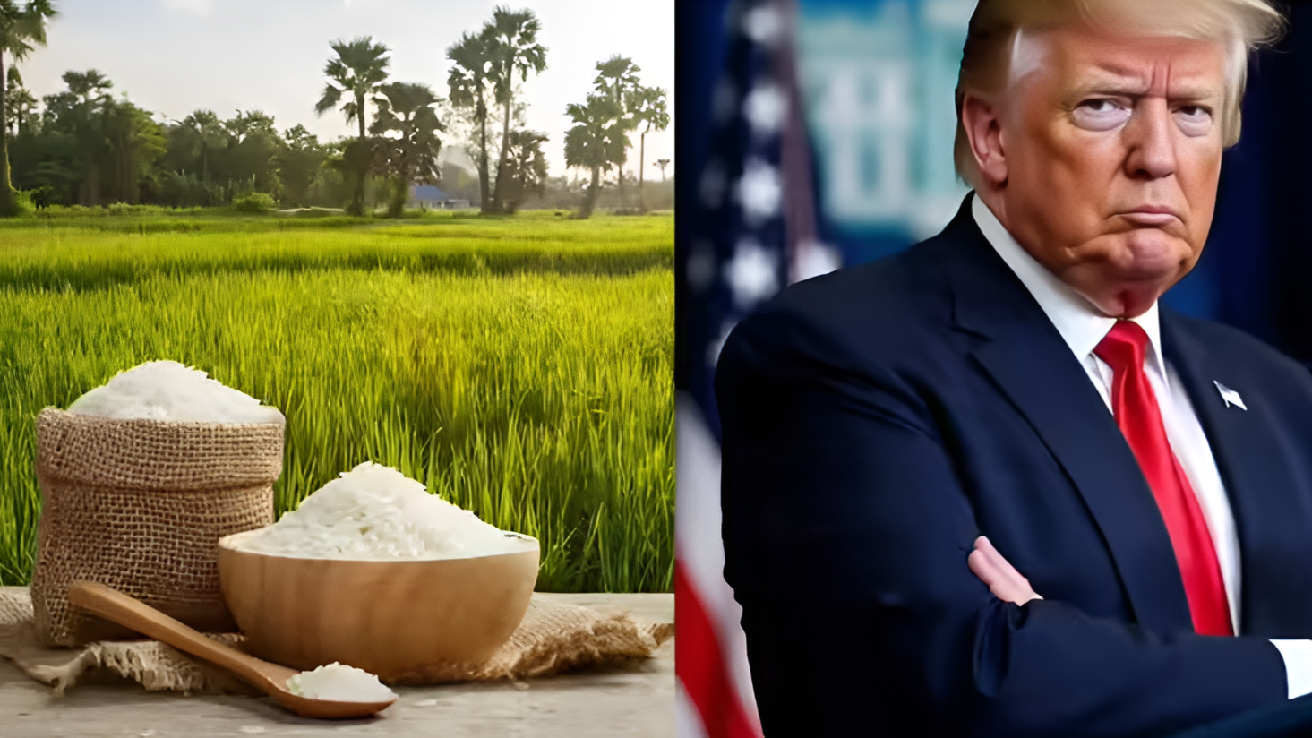 Indian-Rice-Tax -Farmers -Trump- US President-Trump plan-White House