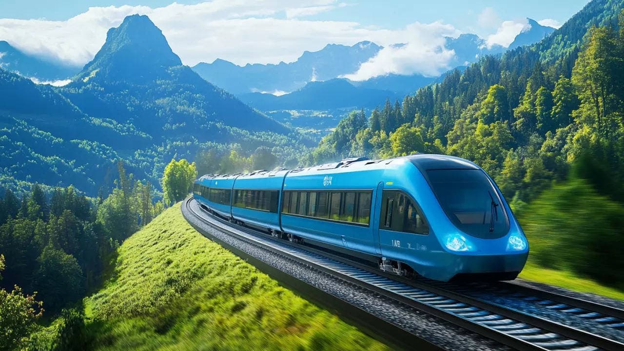 Indian Railways-Hydrogen train-Green transport-Haryana-Jind-Sonipat route-Green mobility-Hydrogen train project-ICF Chennai-Electrolysis hydrogen plant-Future trains India